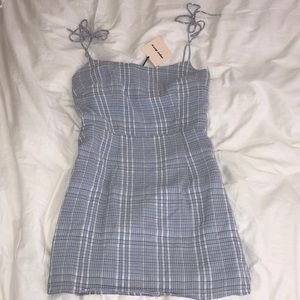 🔥Super down plaid mini dress🔥